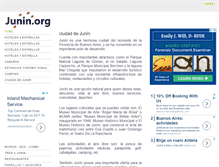 Tablet Screenshot of junin.org